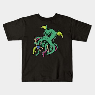 Cthulhu snack Kids T-Shirt